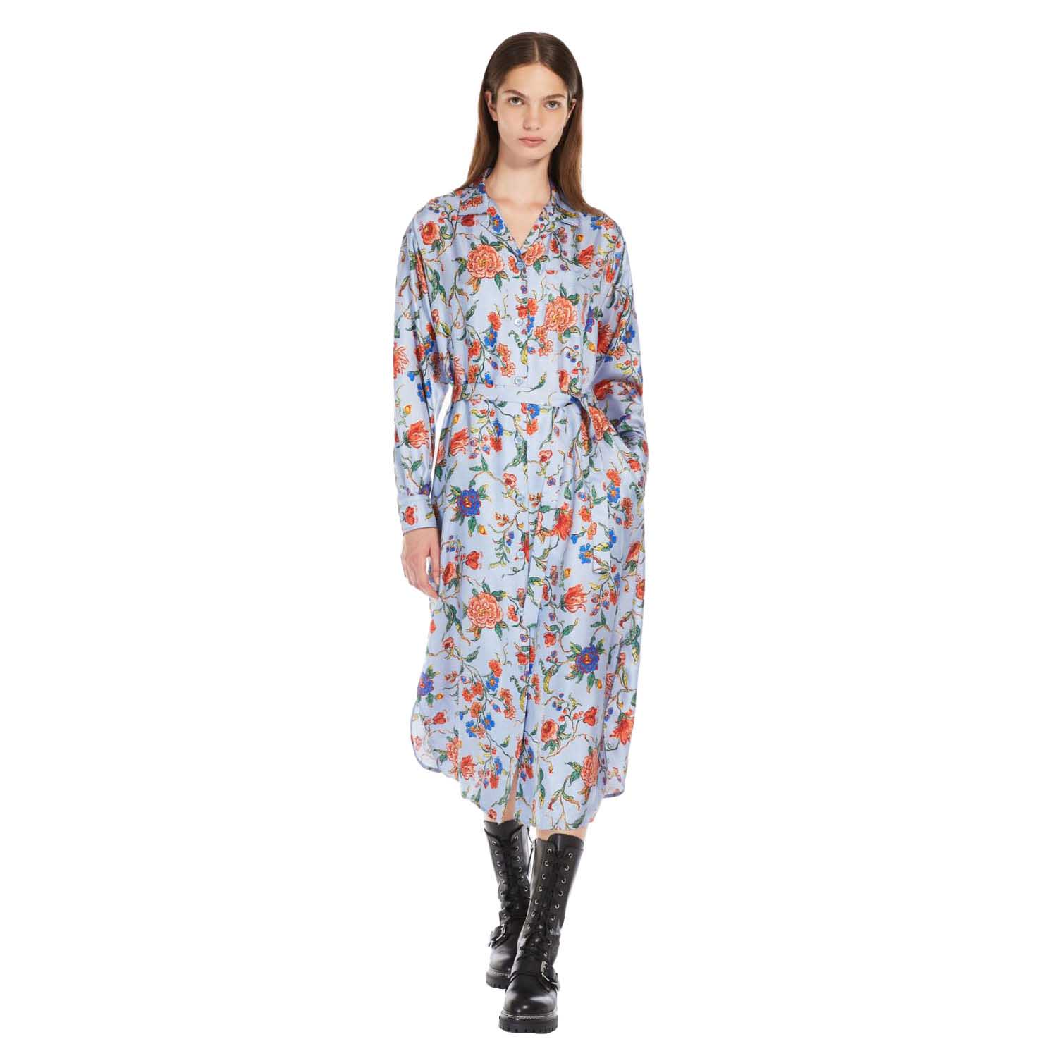 Weekend Max Mara Gaia Silk Shirt Dress